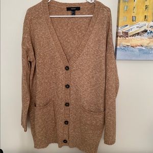 Camel Forever21 cardigan